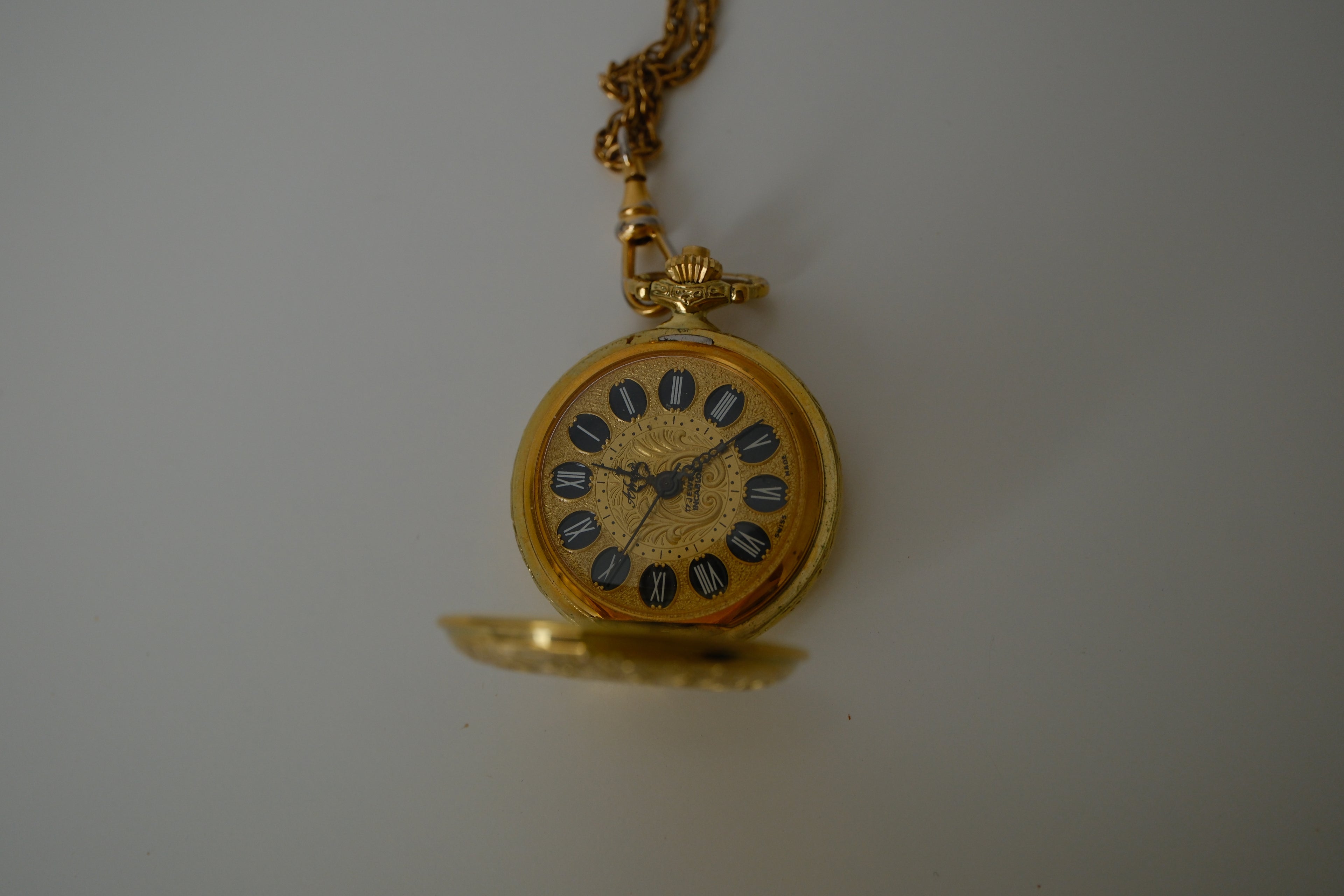 Vintage Swiss-made pocket watch Necklace