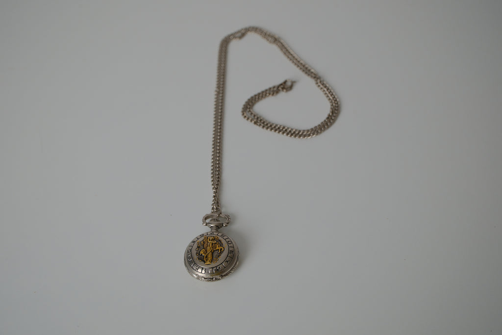 Vintage La Brea Zodiac sign pocket pendant watch&nbsp;