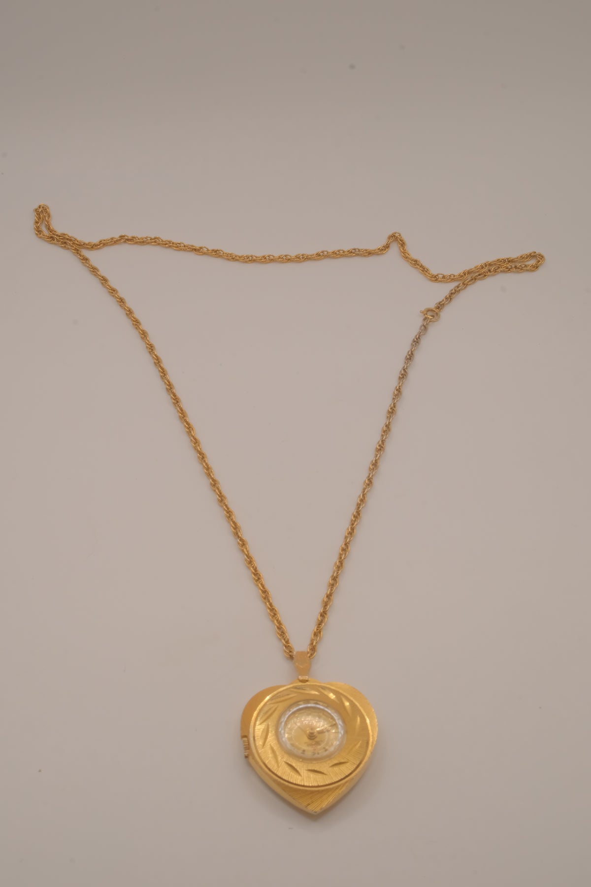 Vintage Swiss Pendant Watch Necklace
