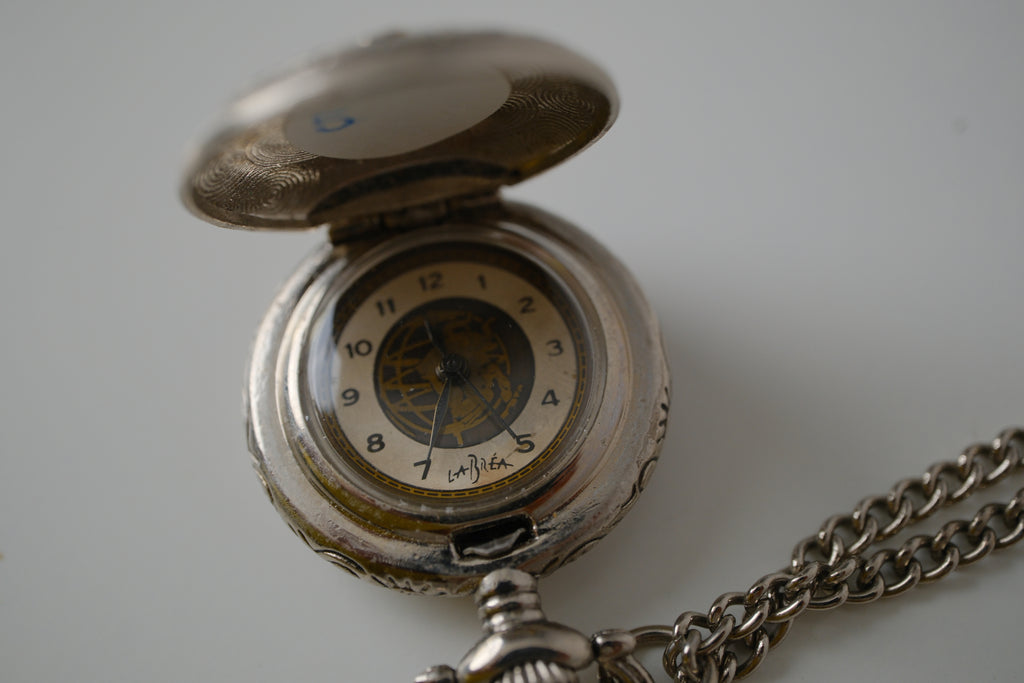 Vintage La Brea Zodiac sign pocket pendant watch&nbsp;