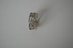 Vintage floral and vine filigree design ring
