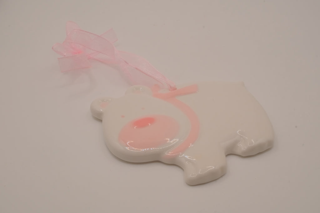 Vintage Avon white ceramic polar bear ornament&nbsp;