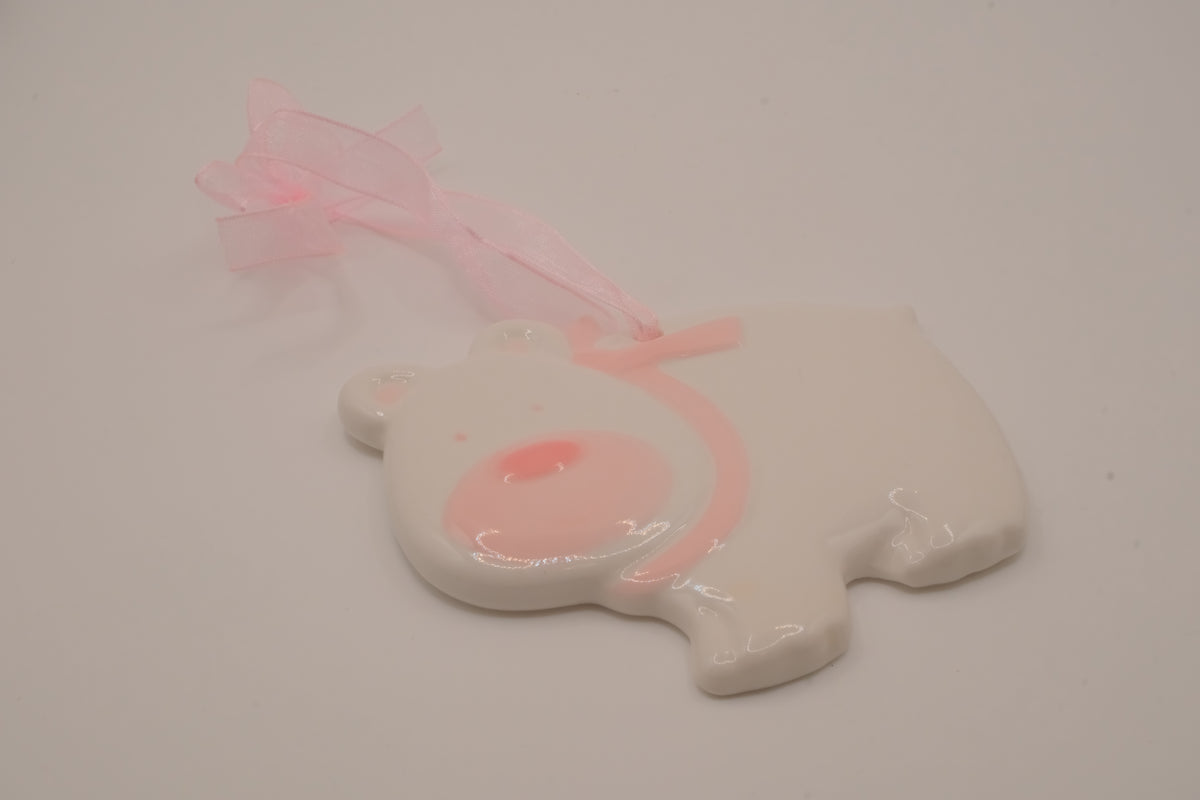 Vintage Avon white ceramic polar bear ornament&nbsp;