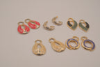 Vintage Weekenders 1980s interchangeable earring wardrobe set