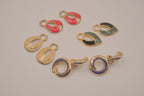 Vintage Weekenders 1980s interchangeable earring wardrobe set