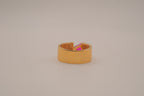 Two-tone gold bypass band&nbsp;