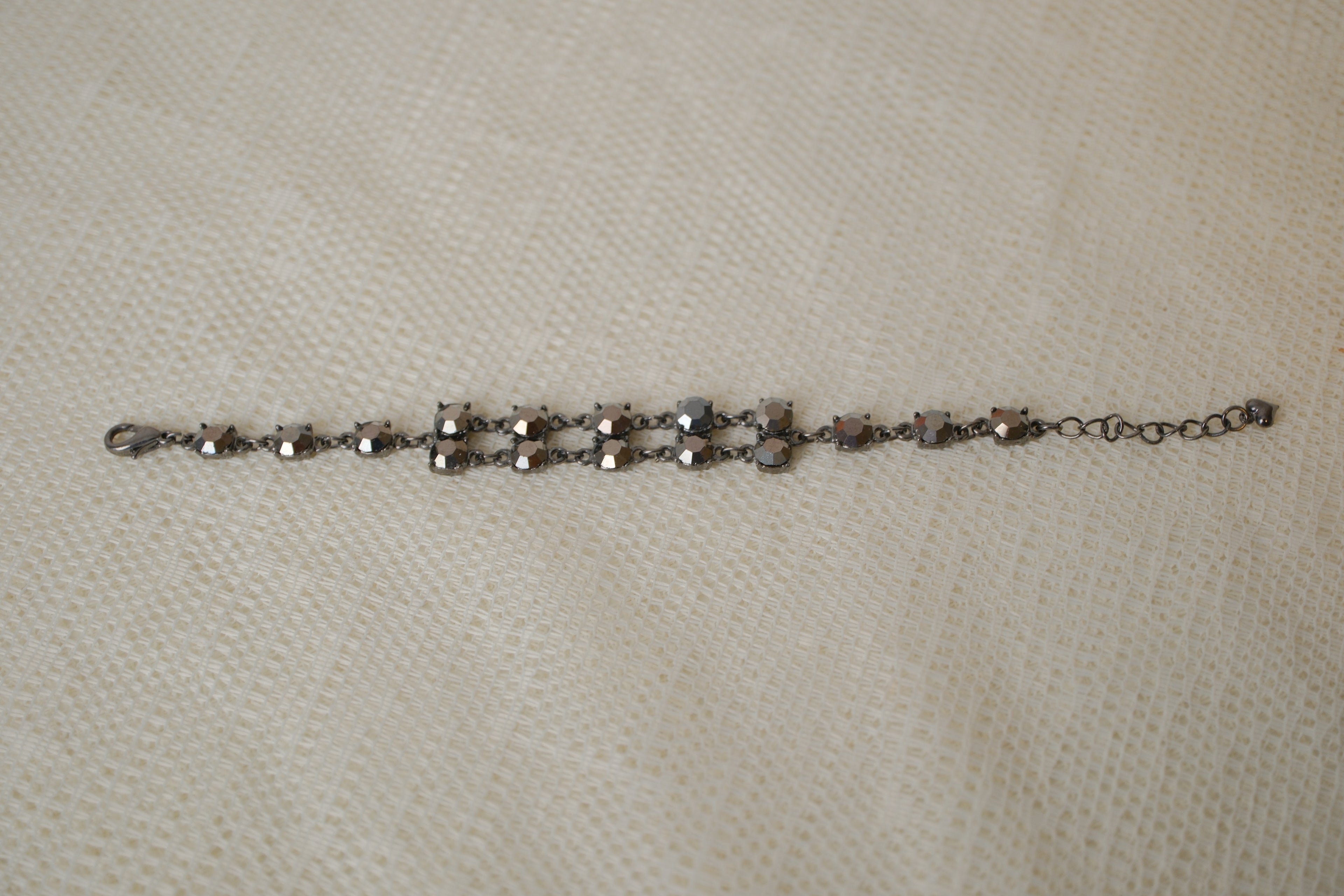Vintage Black rhinestones bracelet