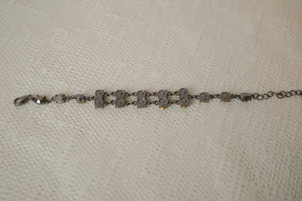 Vintage Black rhinestones bracelet