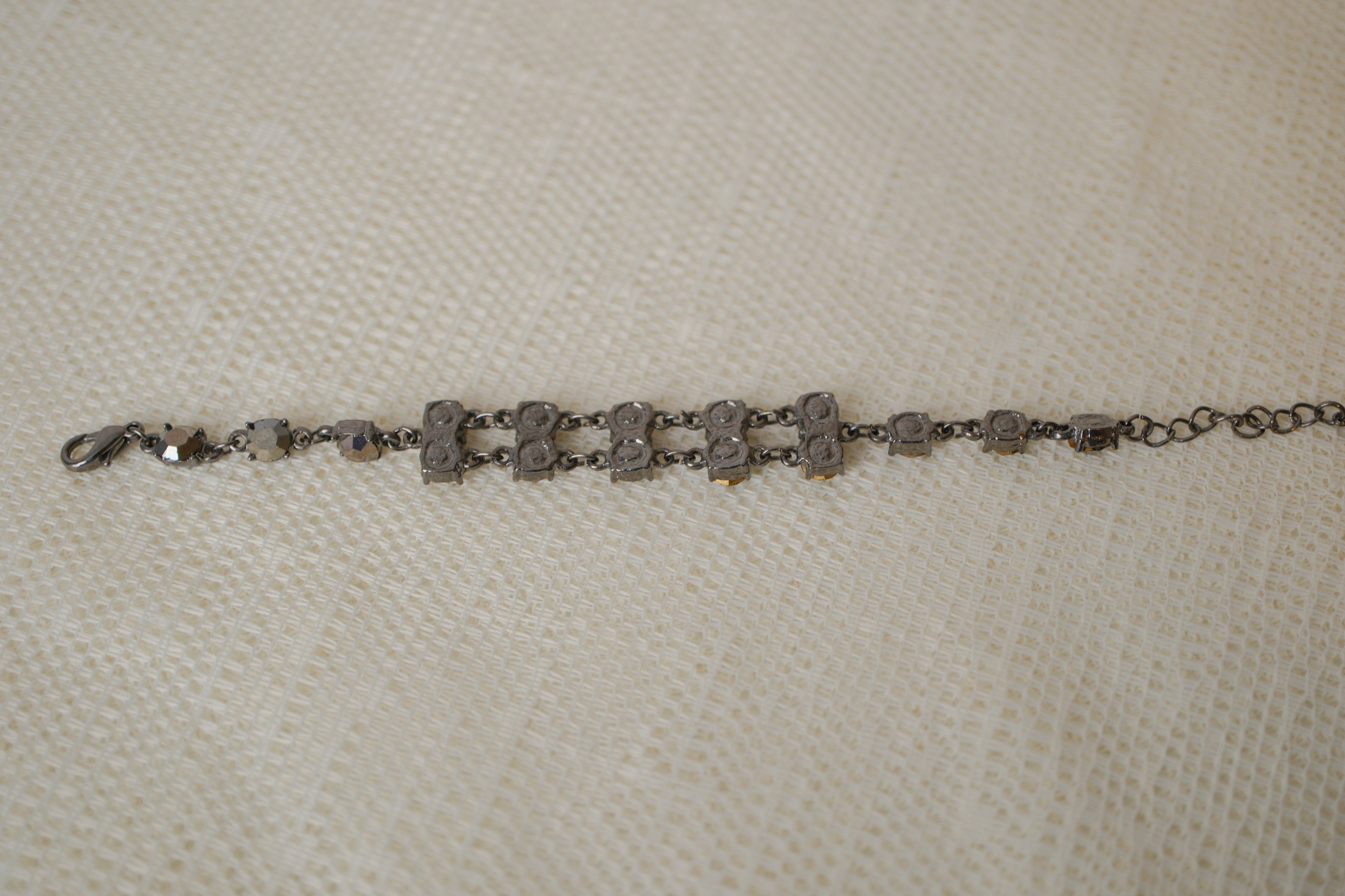 Vintage Black rhinestones bracelet