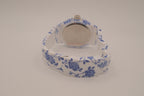 Avon Blue and White Floral Watch