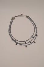 Vintage Avon triple-strand beaded choker necklace&nbsp;
