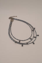 Vintage Avon triple-strand beaded choker necklace&nbsp;