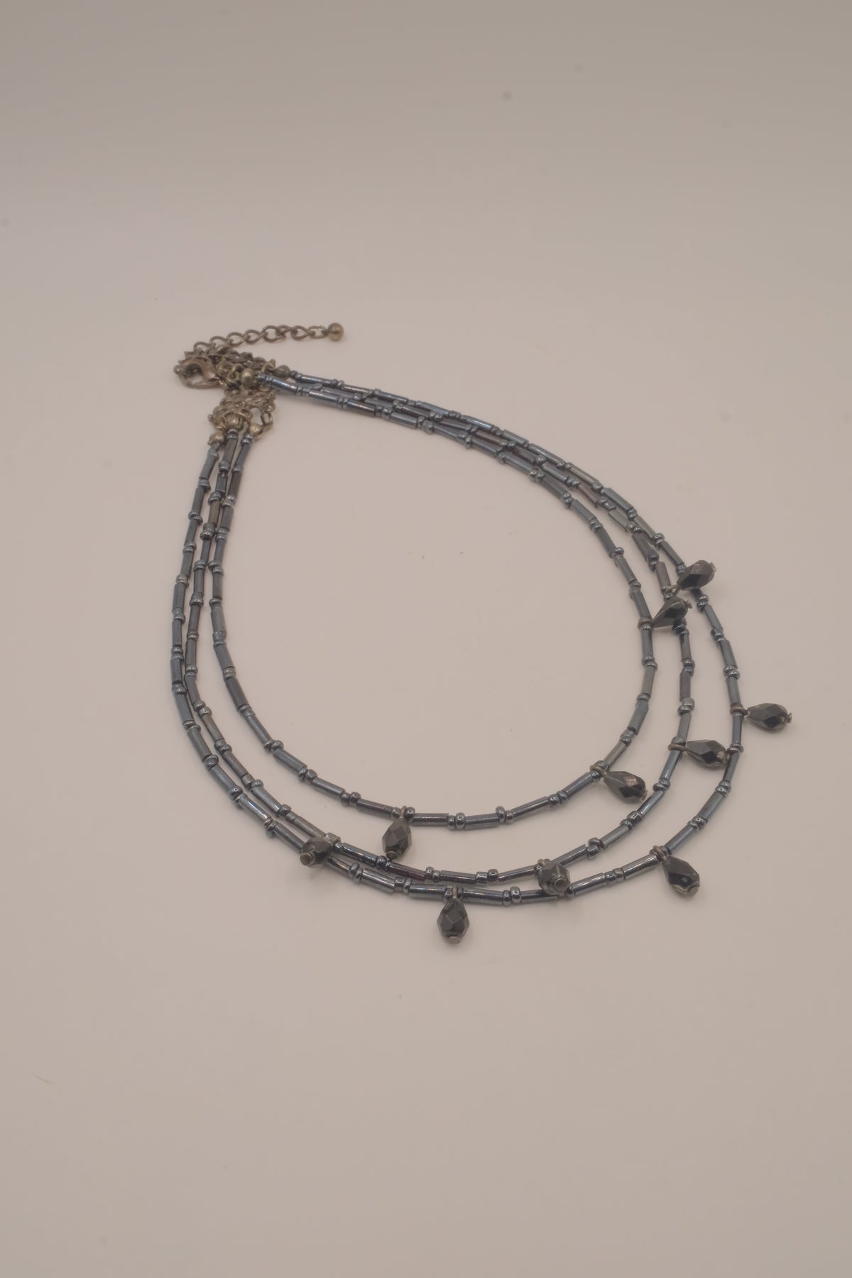 Vintage Avon triple-strand beaded choker necklace&nbsp;