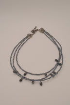 Vintage Avon triple-strand beaded choker necklace&nbsp;