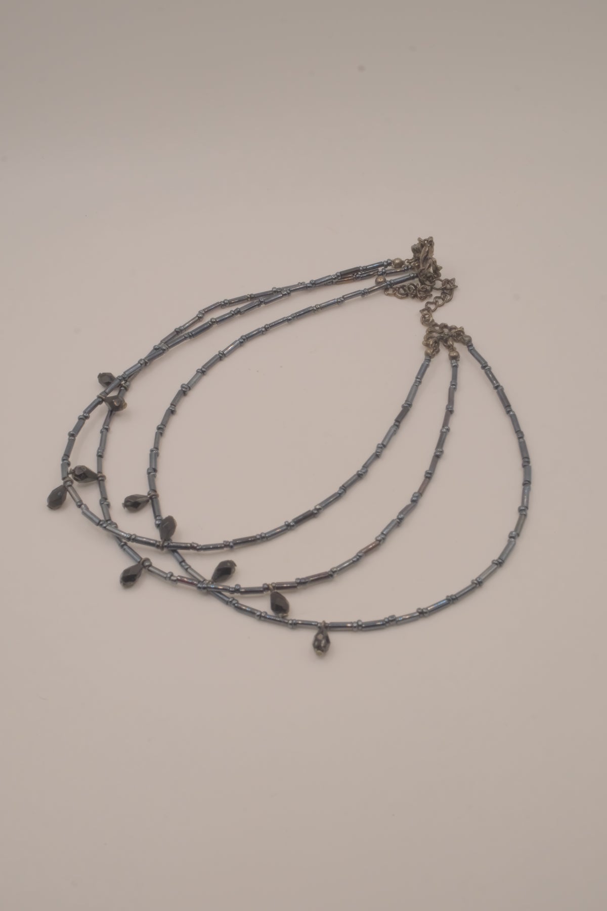 Vintage Avon triple-strand beaded choker necklace&nbsp;