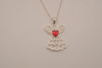 Vintage Avon "Mary Birthstone Angel" necklace