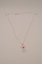 Vintage Avon "Mary Birthstone Angel" necklace