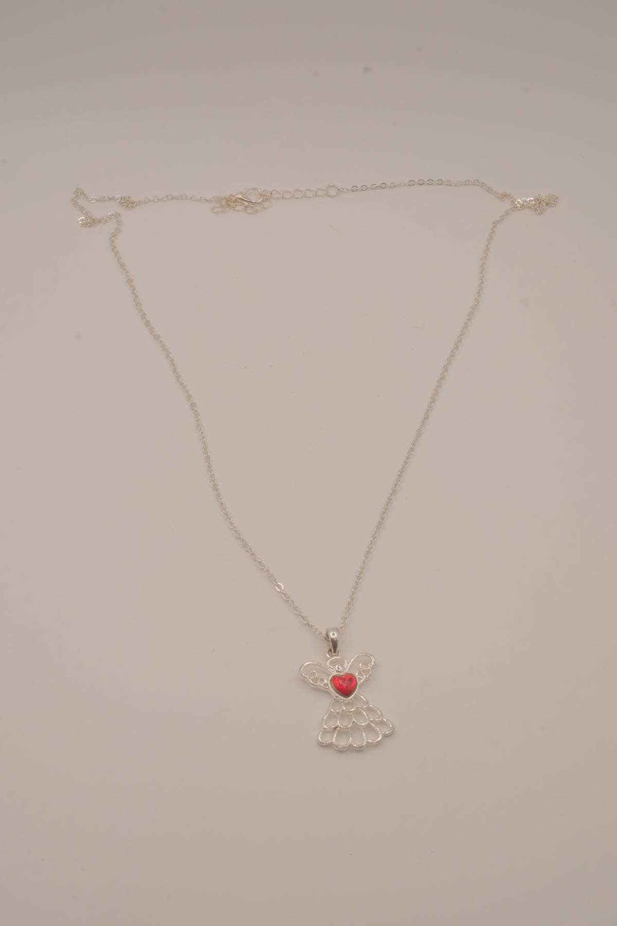 Vintage Avon "Mary Birthstone Angel" necklace