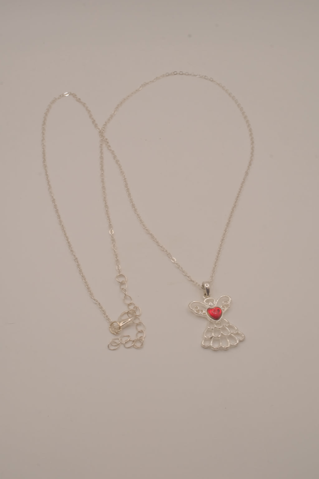 Vintage Avon "Mary Birthstone Angel" necklace