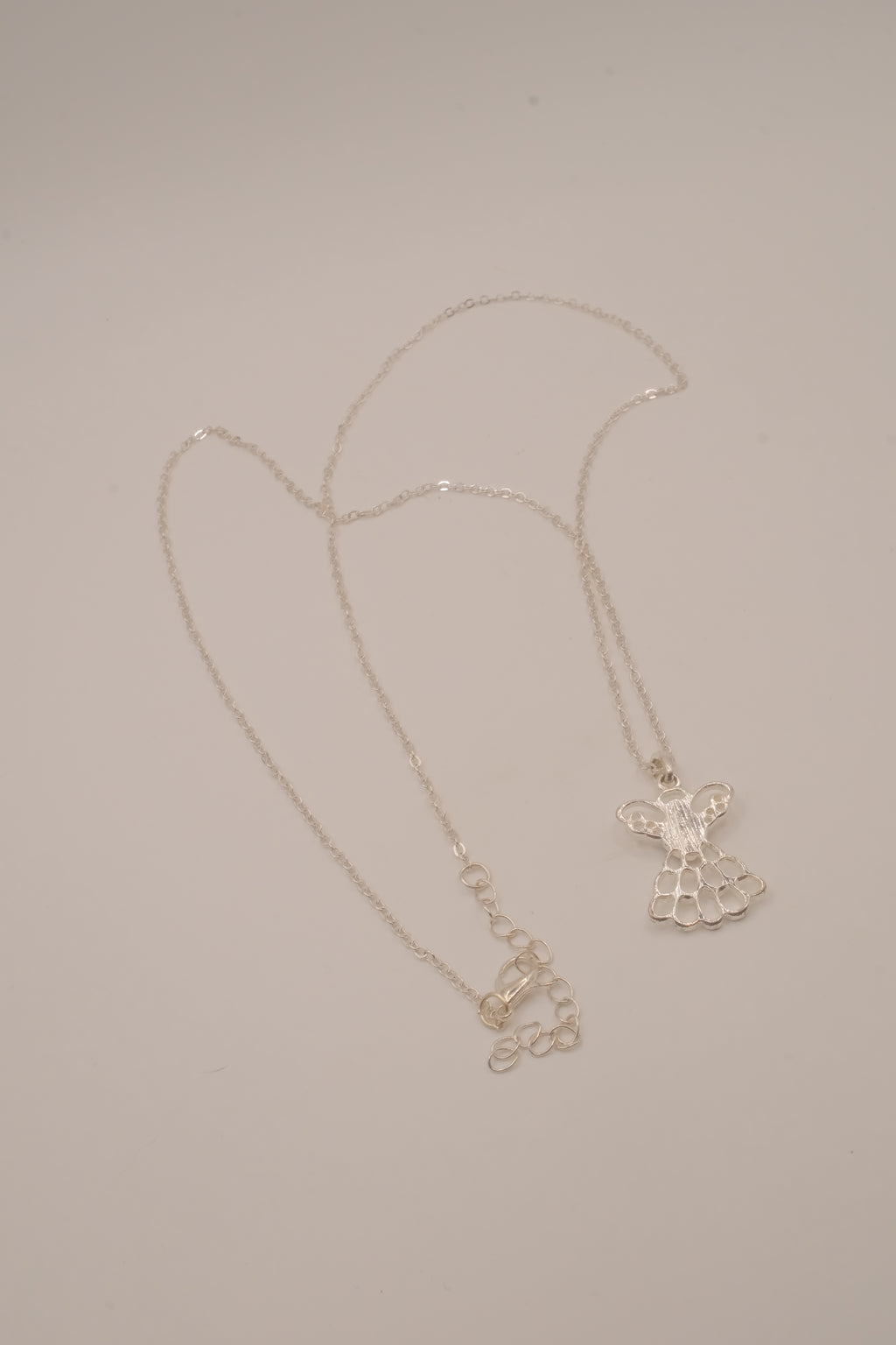 Vintage Avon "Mary Birthstone Angel" necklace