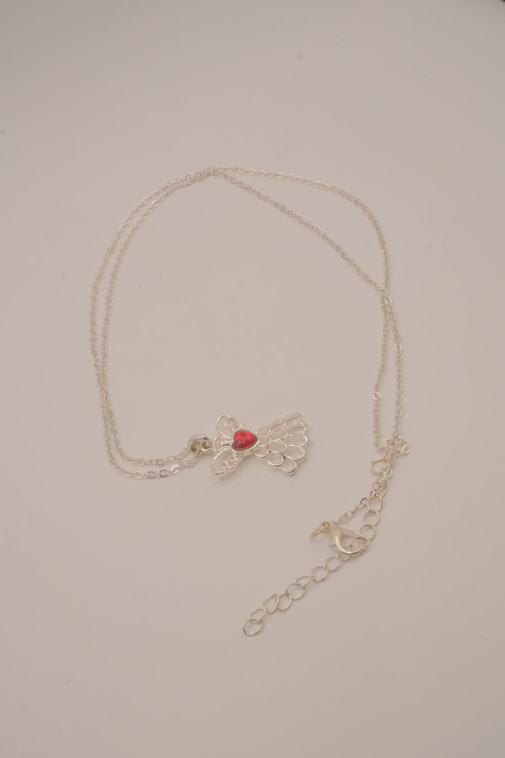 Vintage Avon "Mary Birthstone Angel" necklace