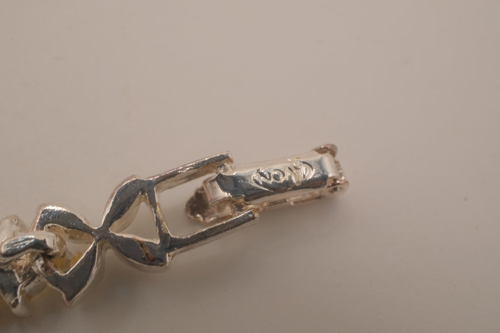 Vintage Avon Silver tone tennis bracelet