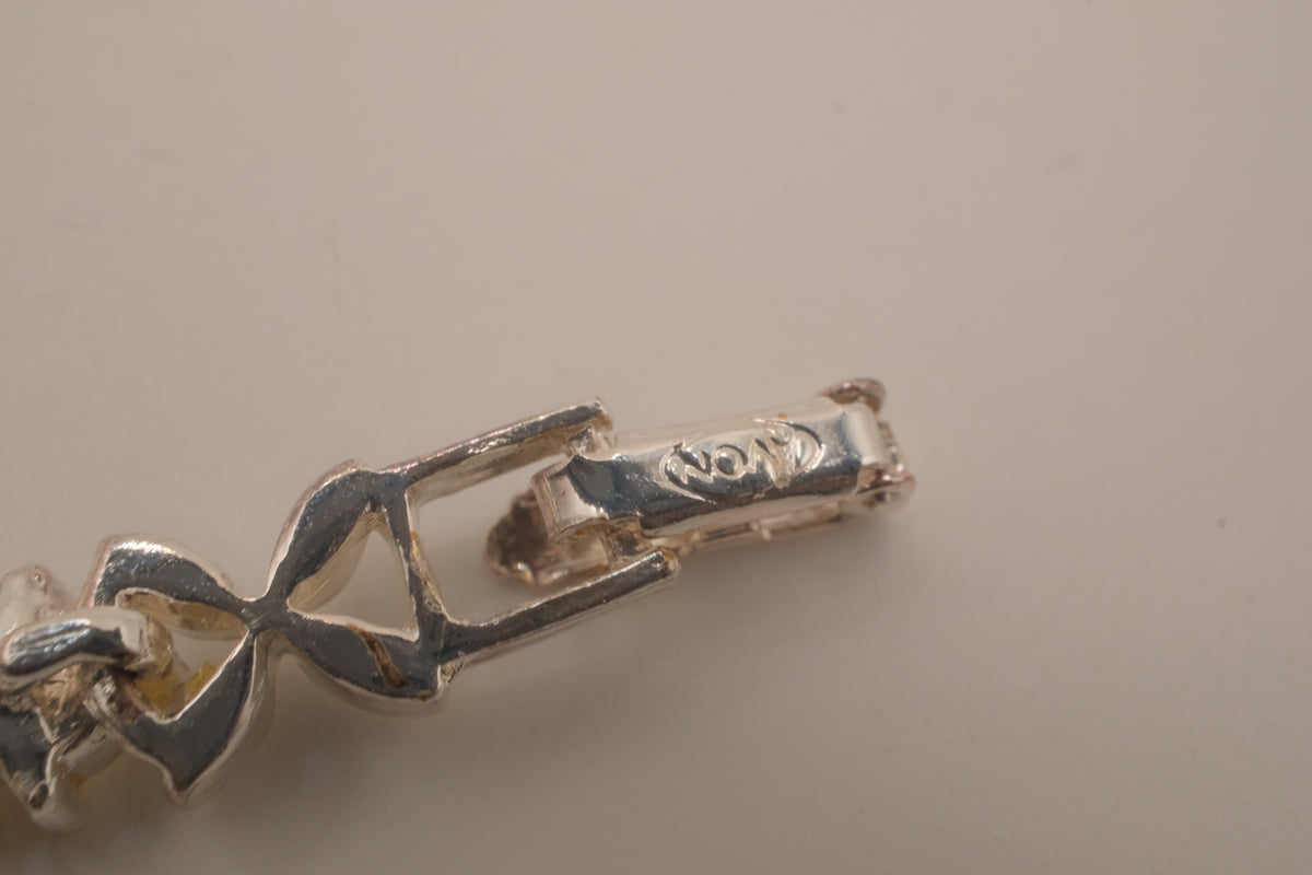 Vintage Avon Silver tone tennis bracelet