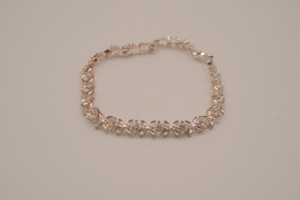 Vintage Avon Silver tone tennis bracelet