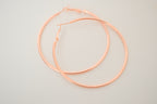 Rose gold Large hoop earrings&nbsp;