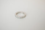 Double-row eternity band ring