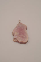 Raw pink Opal pendant