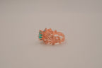 Leaf and Vine Rose Gold ring