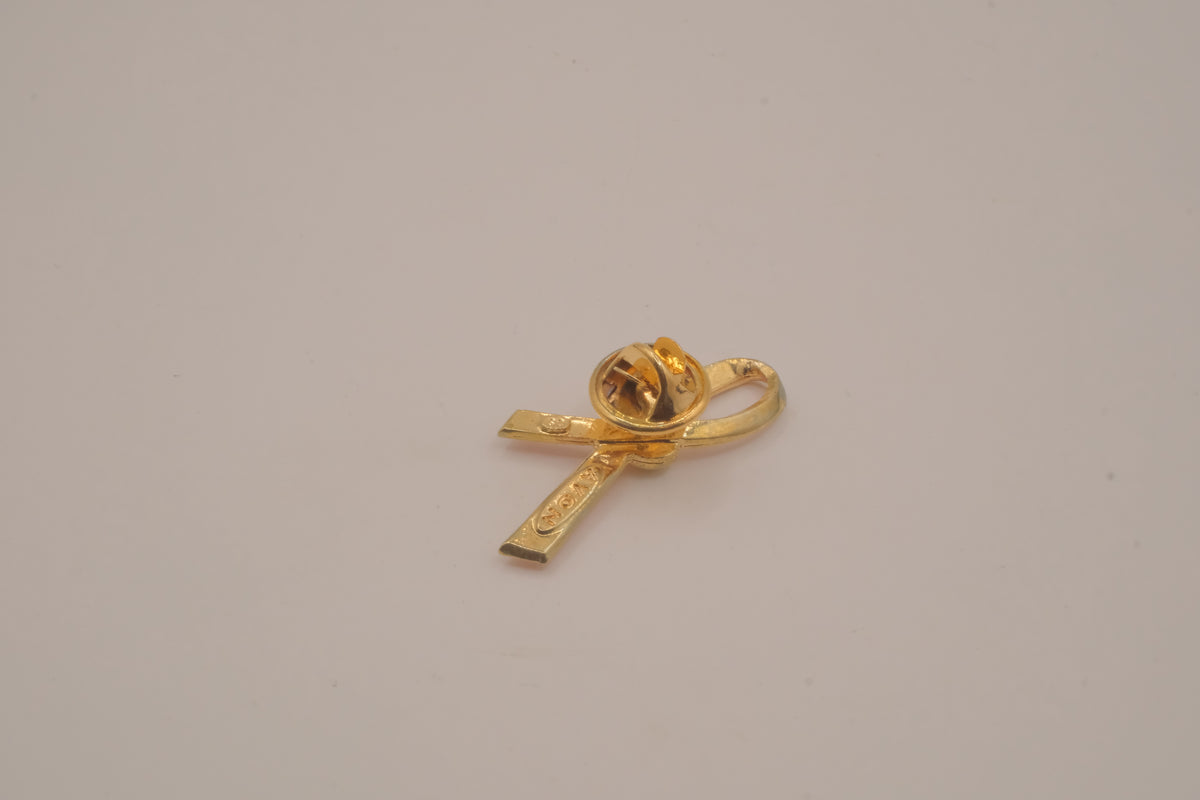 Vintage Avon gold-tone lapel pin