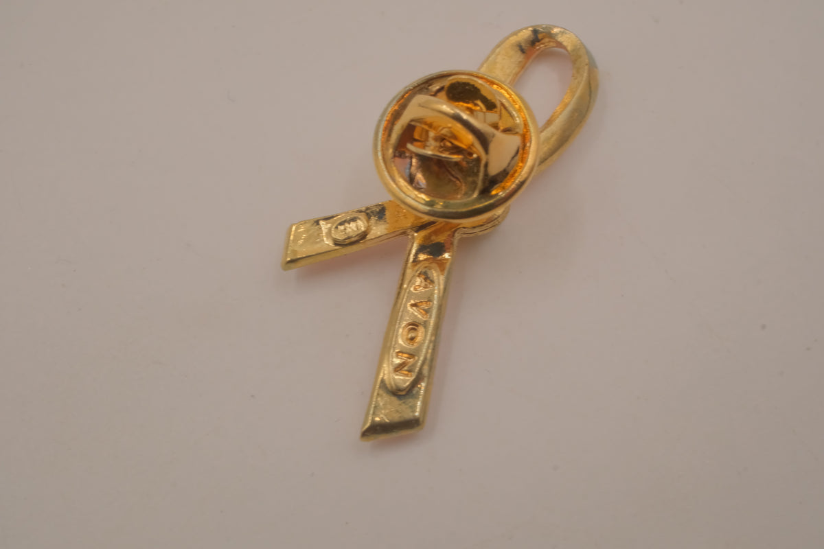 Vintage Avon gold-tone lapel pin