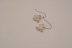 Vintage Avon purple enamel butterfly dangle earrings