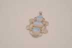 Filigree opal pendant