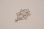 Filigree opal pendant