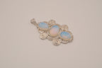 Filigree opal pendant