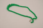 Green stone statement necklace