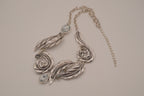 Vintage mid-century Botanical statement necklace