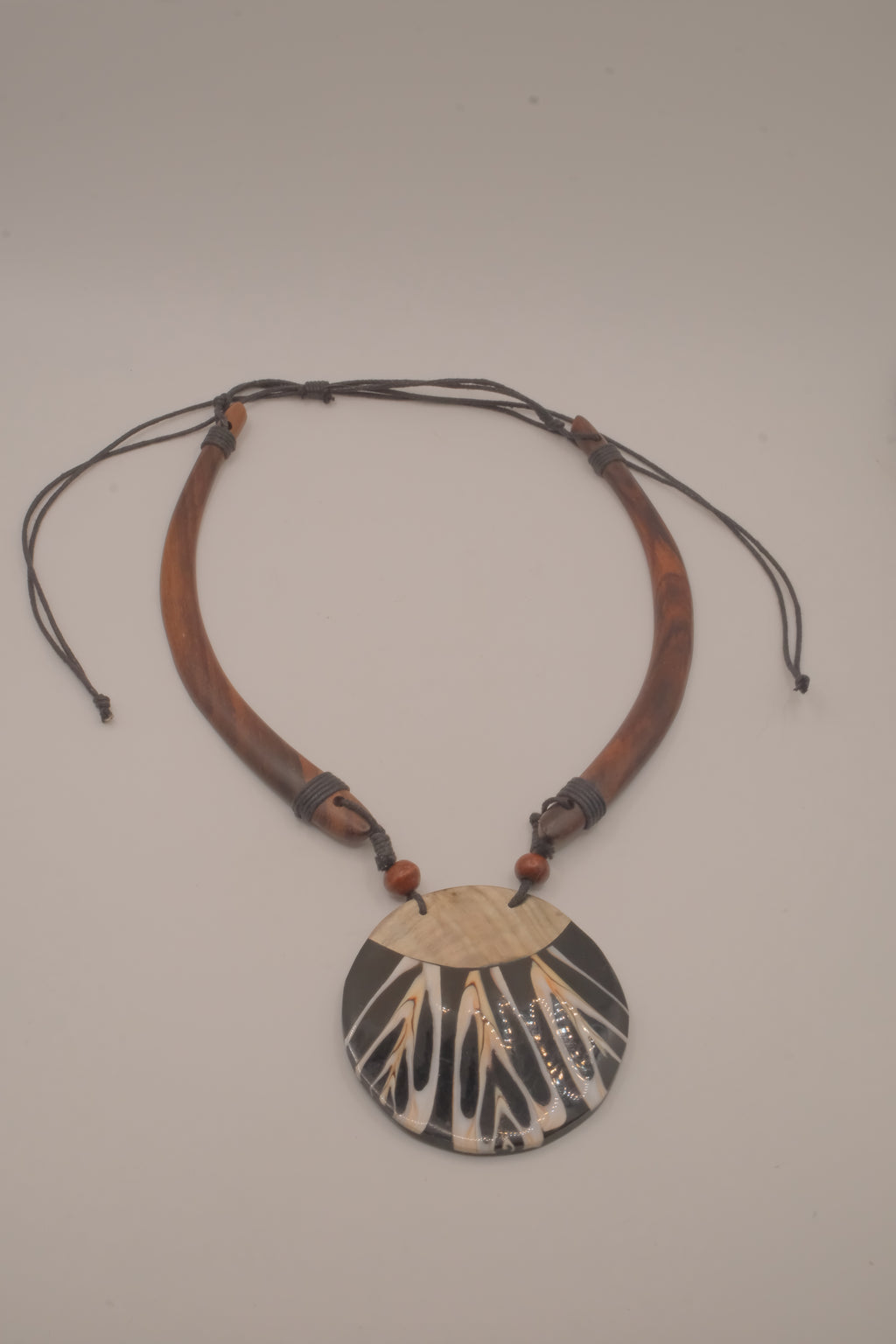 Ethnic statement necklace