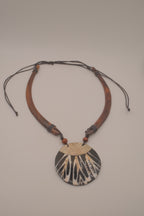 Ethnic statement necklace