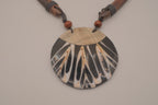 Ethnic statement necklace