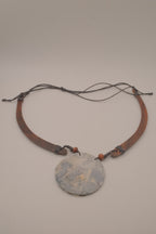 Ethnic statement necklace