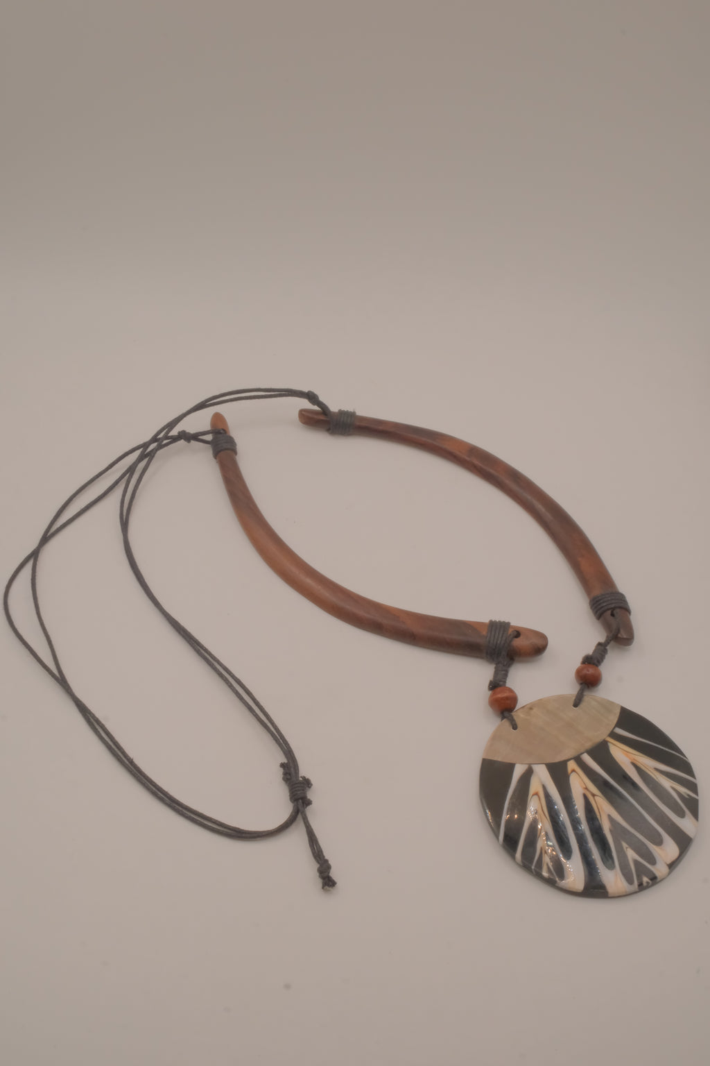 Ethnic statement necklace