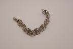 Vintage Purple stone linked panel bracelet