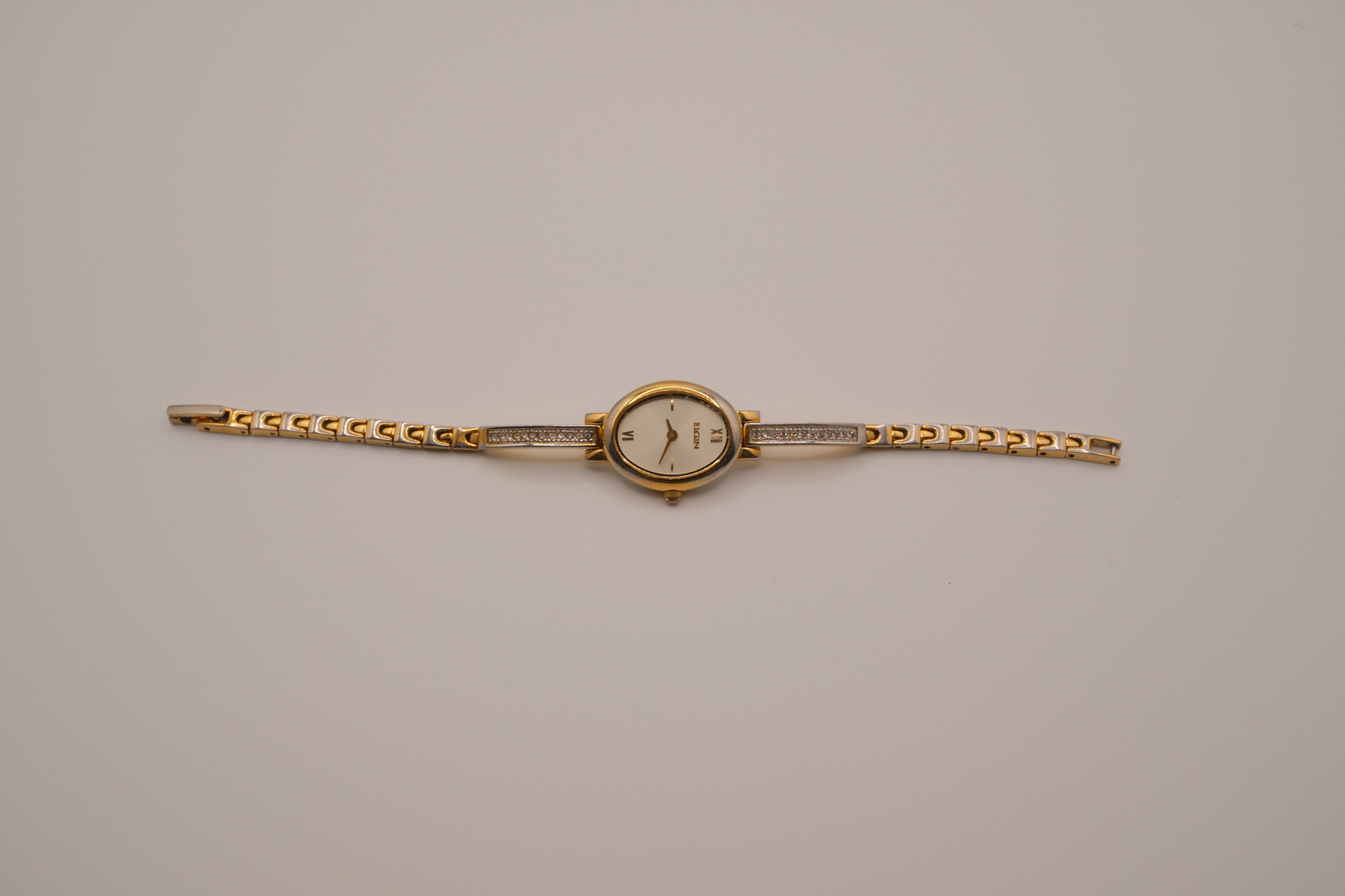 Vintage Elgin ladies' quartz Multi Tone watch