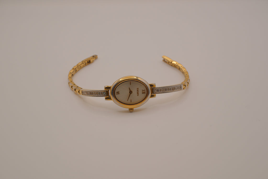Vintage Elgin ladies' quartz Multi Tone watch