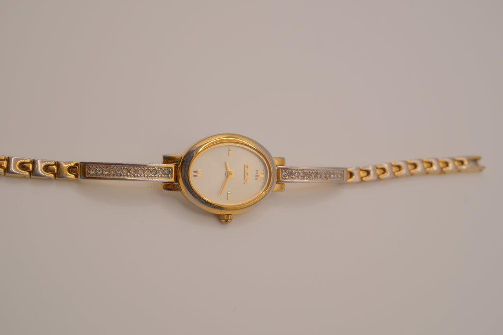 Vintage Elgin ladies' quartz Multi Tone watch