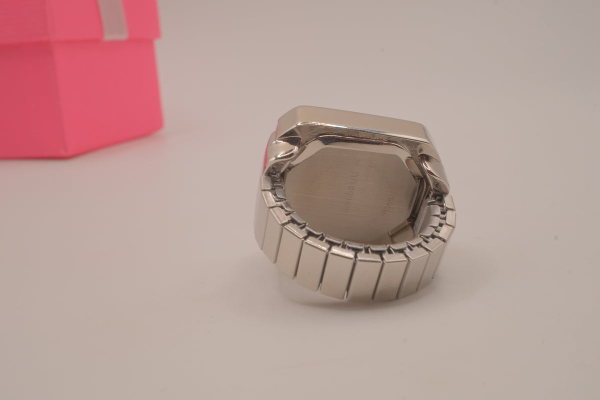 Vintage Avon Pink Cocktail Watch Ring